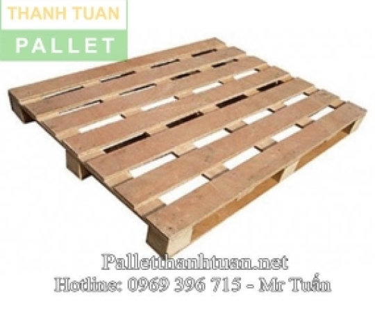 Pallet Gỗ 2 Hướng Nâng Tải Trọng 1 Tấn