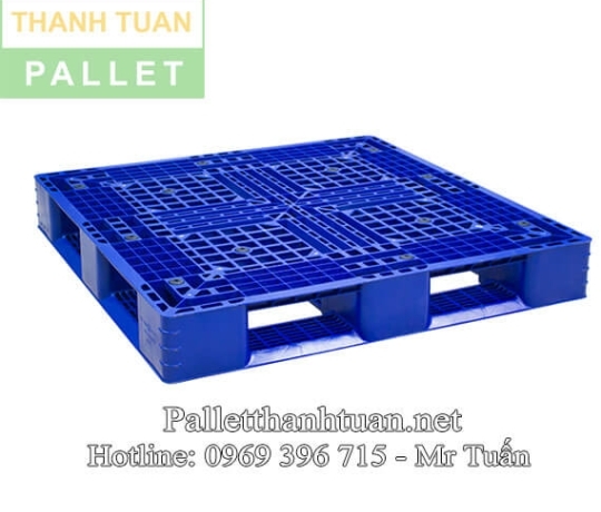 Pallet Nhựa Liền Khối 1 Mặt